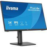 Iiyama prolite xb2493hsu-b1 23.8 monitor (zwart (mat), 120 hz, hdmi, displayport, usb, audio)