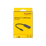 Delock usb-c (male) > hdmi (female) (dp alt mode) adapter (grijs, 0,2 meter)