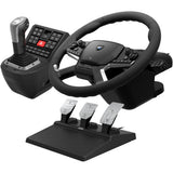 Hori force feedback truck control system simulatorset (zwart zilver)