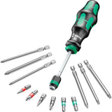 Wera kraftform kompakt 20 tool finder 2 met etui bitset (zwart groen, 13-delig)