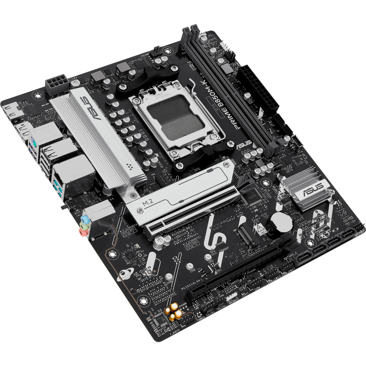 Asus prime b850m-k socket am5 moederbord (2.5gb-lan, sound, µatx)