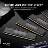 Corsair vengeance 32 gb ddr5-6000 (2x 16 gb) werkgeheugen (zwart, cmk32gx5m2e6000c36, xmp 3.0)