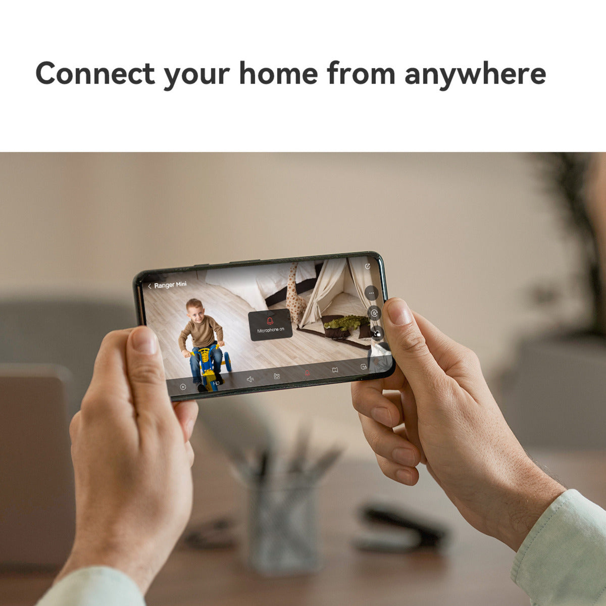 Imou ranger mini – beveiligingscamera – binnencamera – 2k 3mp full hd – draai- en kantelfunctie – slim volgen - slim kleurennachtzicht