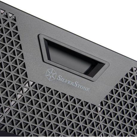 Silverstone rm51 rack behuizing (zwart | 5u | 2x usb-a | 1x usb-c)