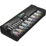 Wera 8100 sb 8 zyklop metal-ratelset, omschakelpal, 3 8 -aandrijving, metrisch , 29 -delig - 1 stuk(s) - 05004048001