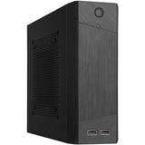 Silverstone sst-ml10b htpc behuizing (zwart | 2x usb-a)