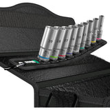 Wera belt b deep 1 doppen set, met 3 8 -aandrijving, 9‑delig dopsleutel (zwart)
