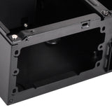 Silverstone sst-ml09b htpc behuizing (zwart | 2x usb-a)