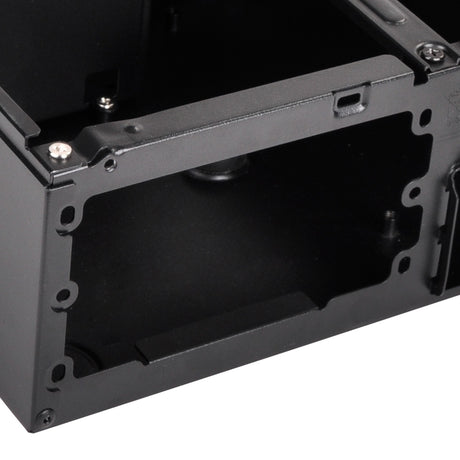 Silverstone sst-ml09b htpc behuizing (zwart | 2x usb-a)