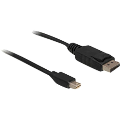Delock mini displayport > displayport adapter (zwart, 5 meter)