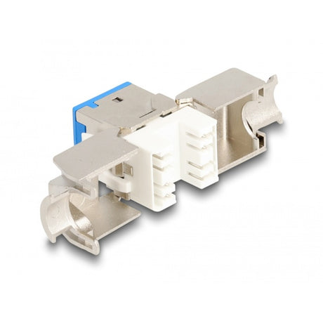 Delock rj45 jack naar lsa cat 6a toolfree keystone module (meerkleurig, 8 stuks)