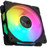 Asus tuf gaming tr120 argb case fans (zwart, 3 stuks, 120 x 120 x 25 mm)
