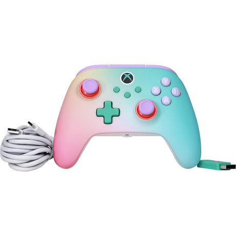 Powera advantage draadloze controller voor xbox series x|s - strandvibes (meerkleurig, xbox series x|s, xbox one, windows)