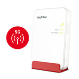 Fritz! box 6860 5g edition international draadloze router (rood, mesh, 5g)