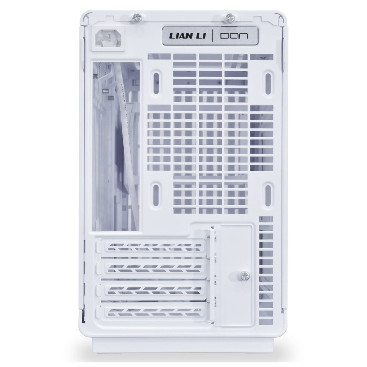 Lian li a3-matx white (wood edition) midi tower behuizing (wit houtkleur | 2x usb-a | 1x usb-c | tempered glass)
