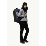 Jack wolfskin all-in duffle 35 rugzak (donkerblauw, 35 liter)