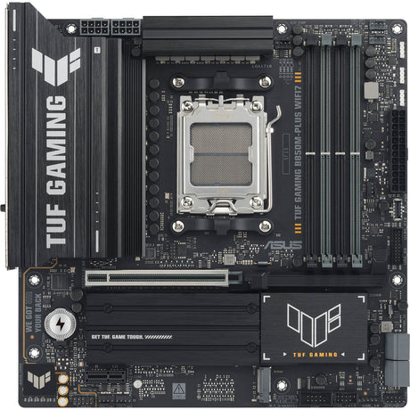 Asus tuf gaming b850m-plus wifi7 socket am5 moederbord (2.5gb-lan, wi-fi 7, bt, sound, µatx)