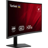 Viewsonic va3820c uwqhd+ 21:9 curved monitor met usb-c hub 38 ultrawide (zwart, 1x displayport, 2x hdmi, 1x usb-c)