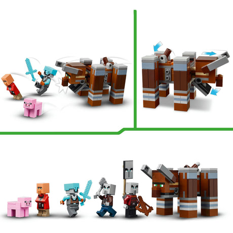 Lego minecraft de plunderaar buitenpost en verwoester bouwpakket - 21278