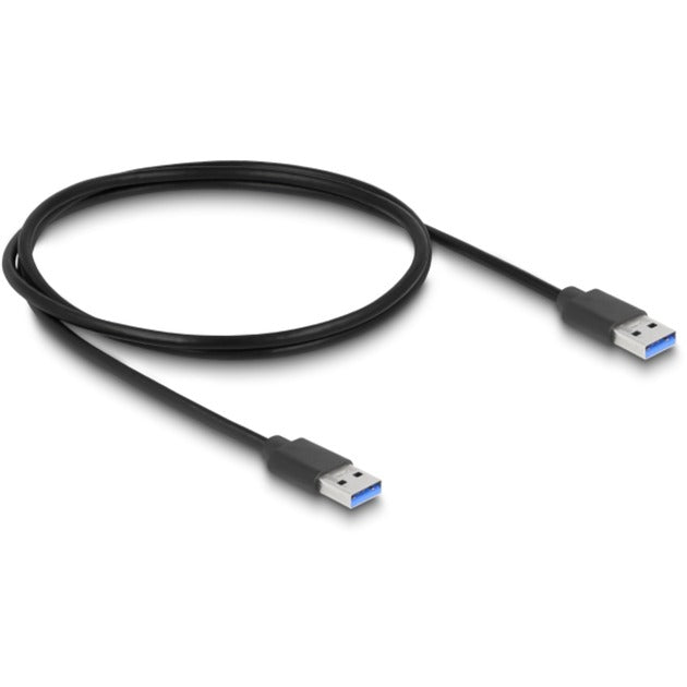 Delock externe 3-poort usb-hub met borgschroef (zwart)