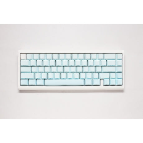 Ducky projectd tinker 65 - pom edition met qmk via rgb mechanisch toetsenbord (lichtblauw, us lay-out (qwerty), kailh box cream pro, 65%, rgb leds, double-shot pbt, hot-swappable pom, gasket mount)