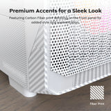Montech x5 midi tower behuizing (wit | 2x usb-a | 1x usb-c | tempered glass)