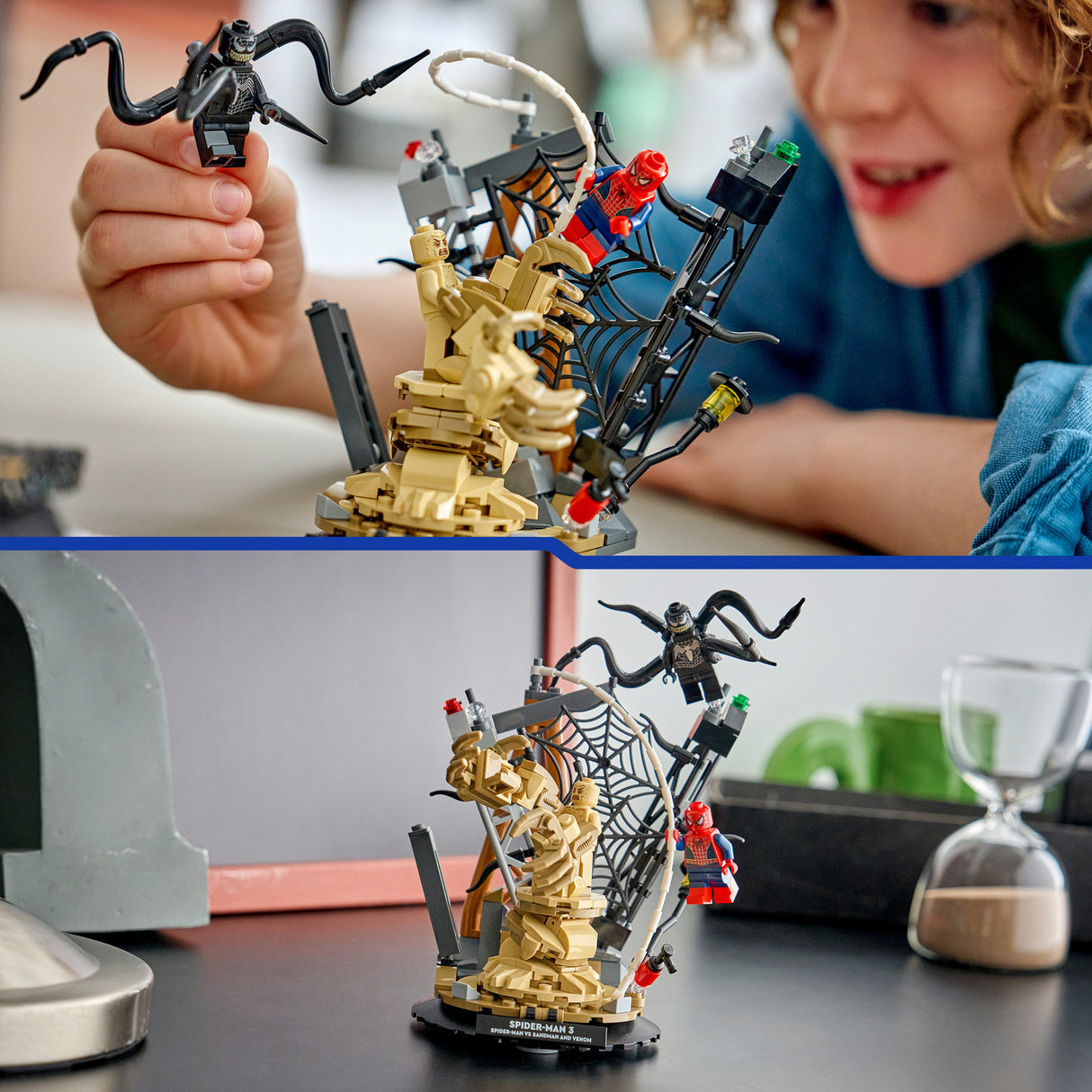 Lego marvel - ultieme strijd: spider-man vs. sandman constructiespeelgoed (76334)