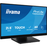 Iiyama prolite t2254msc-b2ag 21.5 touchscreen monitor (zwart, hdmi, displayport, vga, 2x usb-a, usb-b)