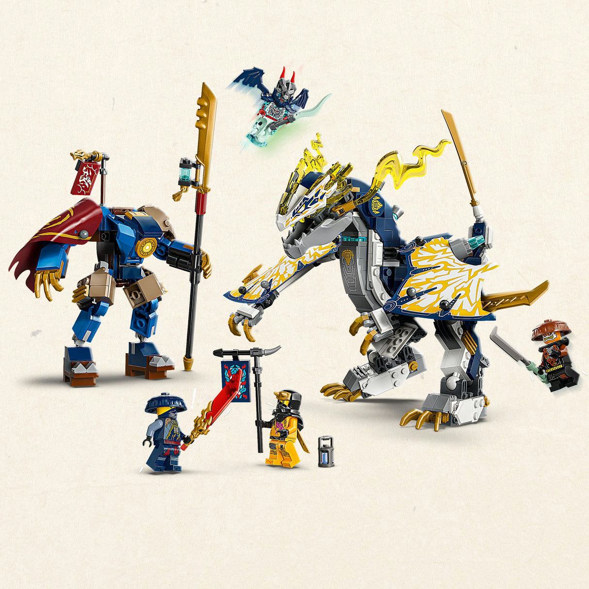 Lego ninjago - rogue's mecha drakenrijder constructiespeelgoed (71843)