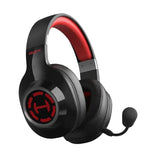 Edifier g2 s draadloze 7.1 gamingheadset over-ear gaming headset (zwart rood, rgb, bluetooth 2.4 ghz usb)