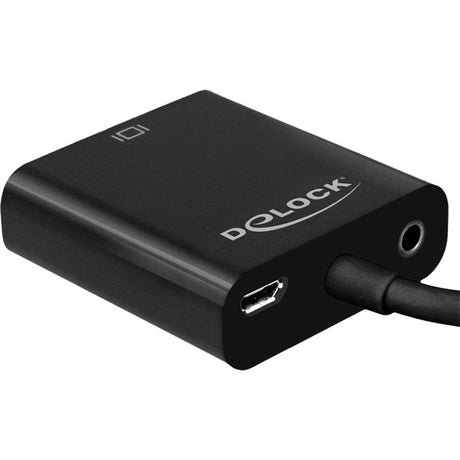Delock micro-hdmi naar vga adapter (zwart, 0,17 meter)