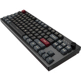 Montech mkey darkness tkl rgb mechanisch toetsenbord (zwart, us lay-out (qwerty), gateron g pro yellow, 80% (tkl), hot-swappable, rgb, pbt)