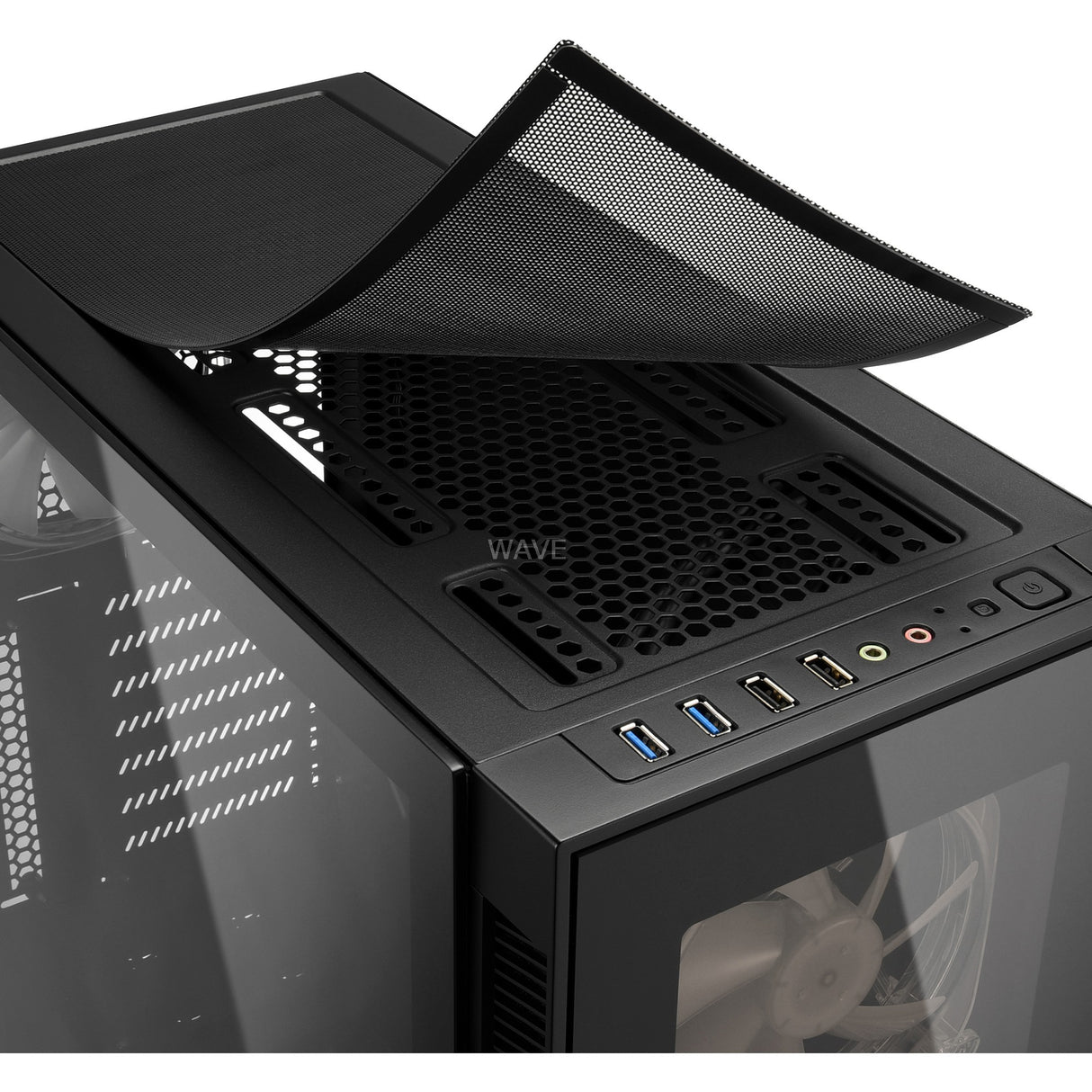 Sharkoon tg5 pro rgb midi tower behuizing (zwart | 4x usb-a | rgb | tempered glass)