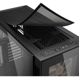 Sharkoon tg5 pro rgb midi tower behuizing (zwart | 4x usb-a | rgb | tempered glass)