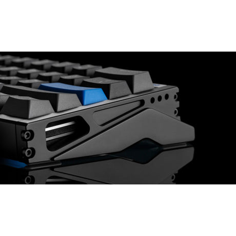 Iqunix ez60 magnetic switch gaming he keyboard (zwart, us lay-out (qwerty), gateron magnetic jade pro, 60%, rgb, double shot pbt keycaps)