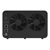 Terramaster f6-424 nas (zwart, 2x 2.5gbe, hdmi, usb)