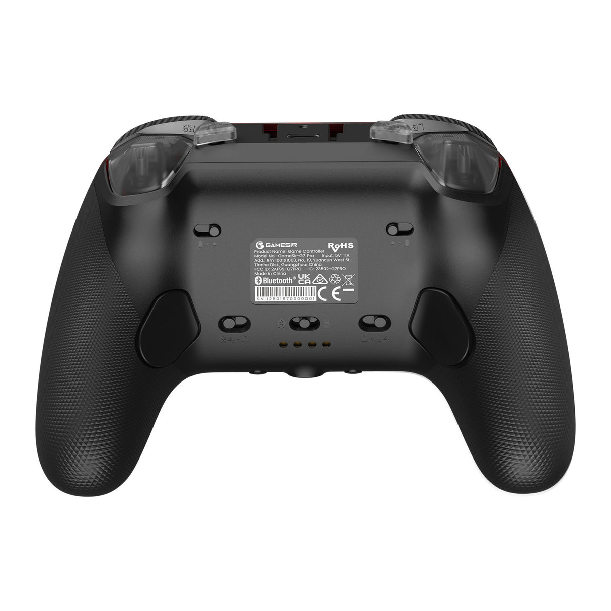 Gamesir g7 pro tri-mode - shadow ember gamepad (zwart donkerrood, xbox series x|s, xbox one, pc, android, steam)