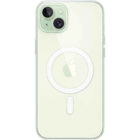 Apple doorzichtig hoesje met magsafe voor iphone 15 plus telefoonhoesje (transparant)