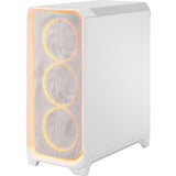 Fractal design meshify 3 ambience pro rgb midi tower behuizing (wit | 2x usb-a | 1x usb-c | rgb | tempered glass)