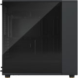 Fractal design north xl midi tower behuizing (zwart houtkleur | 2x usb-a | 1x usb-c | tempered glass)
