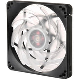 Silverstone sst-fw124-argb 120x120x15 case fan (zwart, 120 x 120 x 15 mm, pwm)