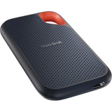 Sandisk extreme portable v2, 2 tb externe ssd (zwart oranje, sdssde61-2t00-g25, usb-c)