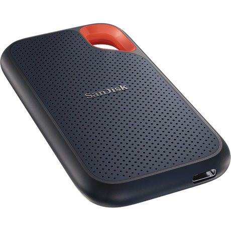 Sandisk extreme portable v2, 2 tb externe ssd (zwart oranje, sdssde61-2t00-g25, usb-c)