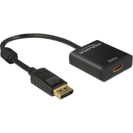 Delock displayport > hdmi adapter (zwart, 0,2 meter)