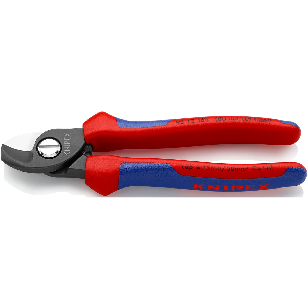 Knipex 95 12 165 kabelschaar voor koper en aluminium ø 15mm