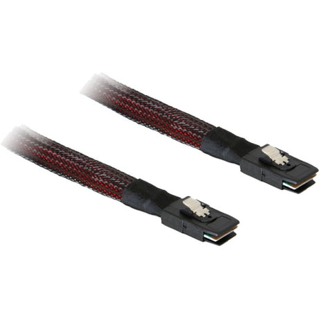 Delock mini sas sff-8087 naar mini sas sff-8087 kabel (rood zwart, 1 meter)