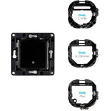 Shelly wall switch 1 knop (zwart)
