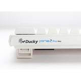 Ducky one 2 pro mini white classic rgb mechanisch gaming toetsenbord (wit, us lay-out (qwerty), cherry mx silent red, 60%, rgb led, double-shot pbt, quack mechanics)