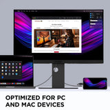 Viewsonic vp2788-5k mac-compatible 27 4k uhd monitor (zwart, 2x thunderbolt 4, 1x hdmi, 1x displayport, usb-a, usb-c)