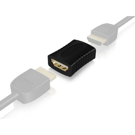 Icy box ib-cb005 koppelstuk hdmi naar hdmi koppeling (zwart)
